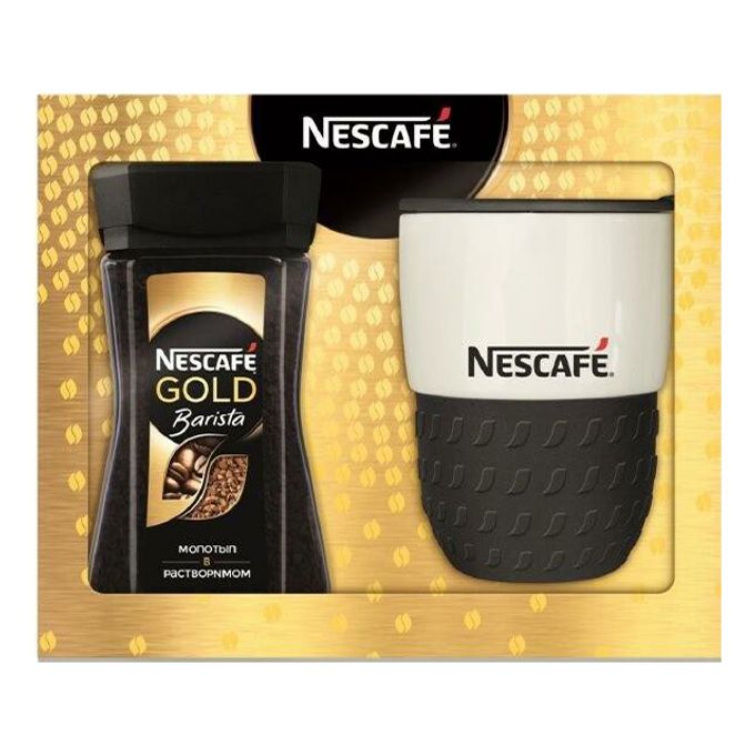 Набор молотого кофе. Набор - кофе Nescafe Gold Barista. Подарочный набор Nescafe Barista -. Набор - кофе Nescafe Gold Barista и Кружка. Nescafe° Gold Barista 85.