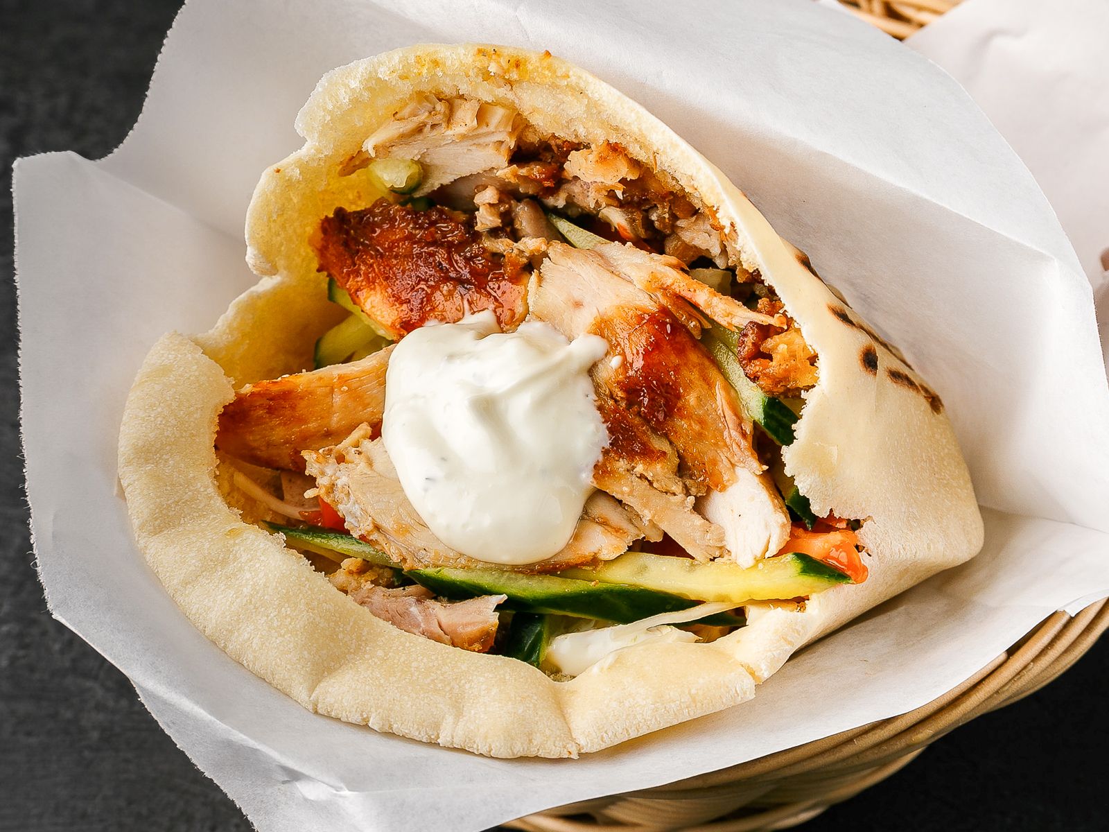 Шаверма в пите - купить с доставкой на дом в СберМаркет