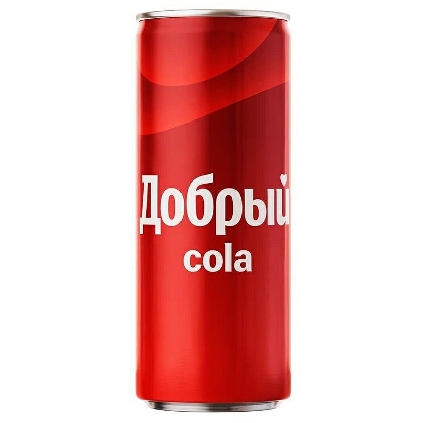 Газированный напиток Кола Добрый в железной банке - купить с доставкой ...