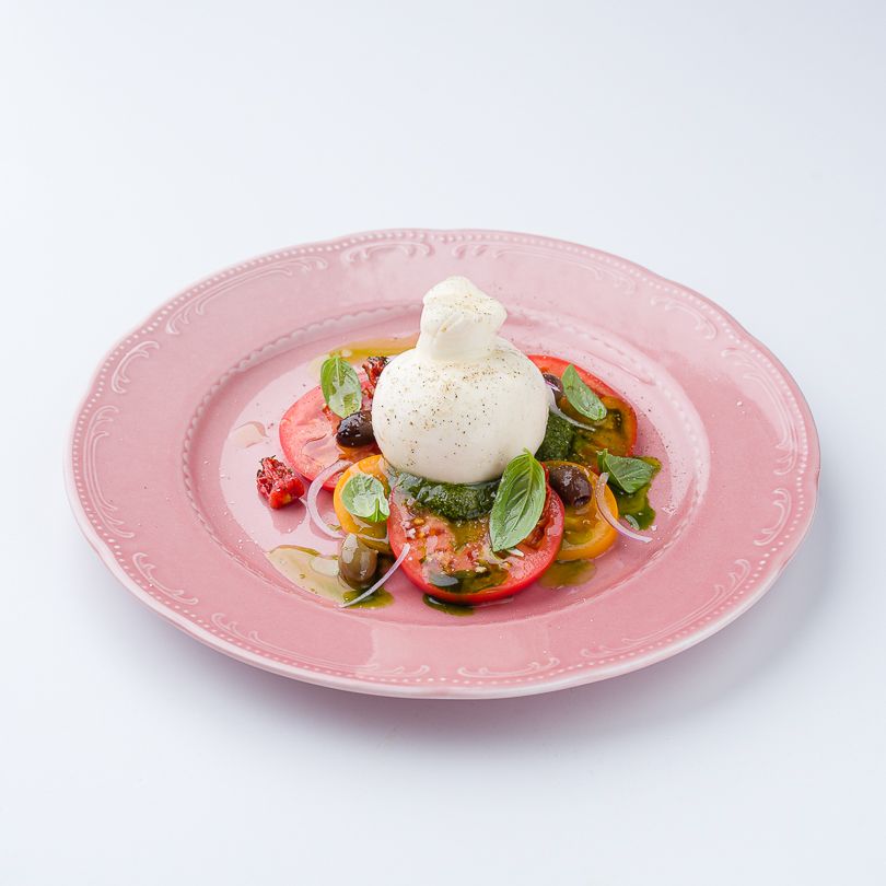 Буррата с томатами и фокачча - купить с доставкой на дом в СберМаркет