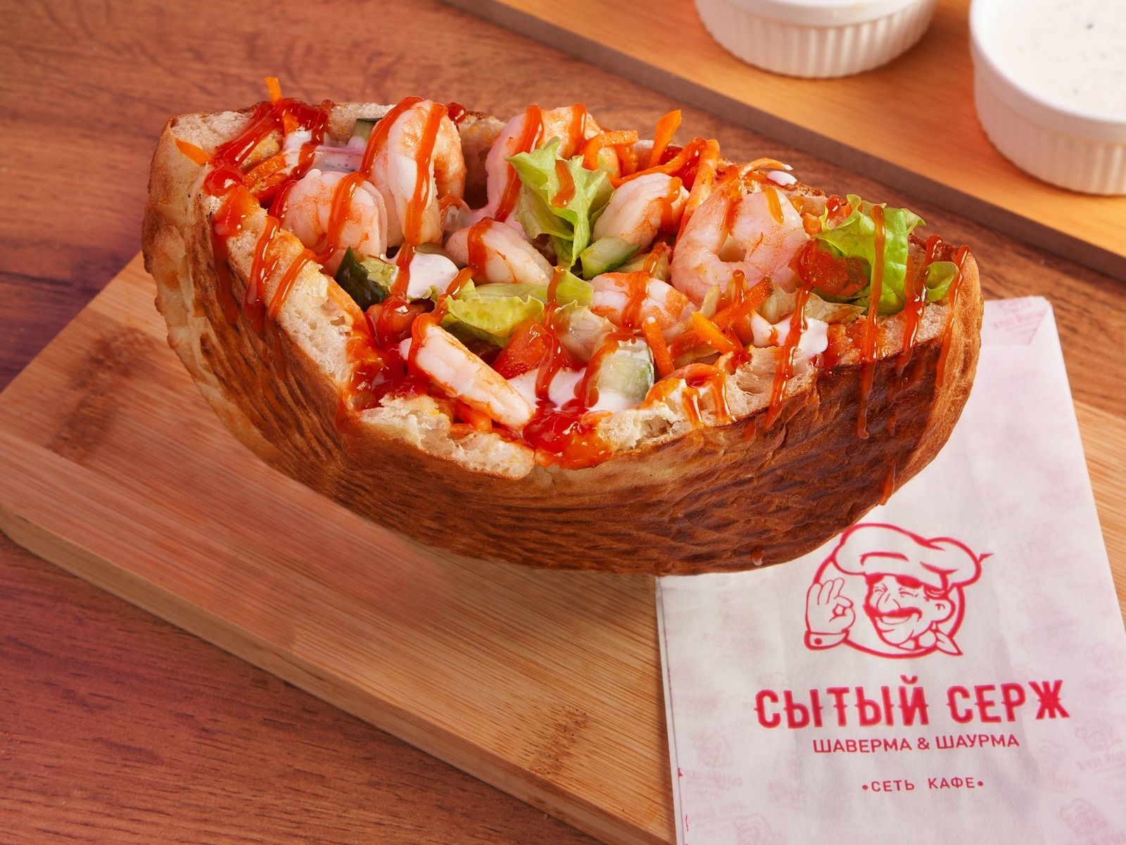 Шаверма с креветками - купить с доставкой на дом в СберМаркет